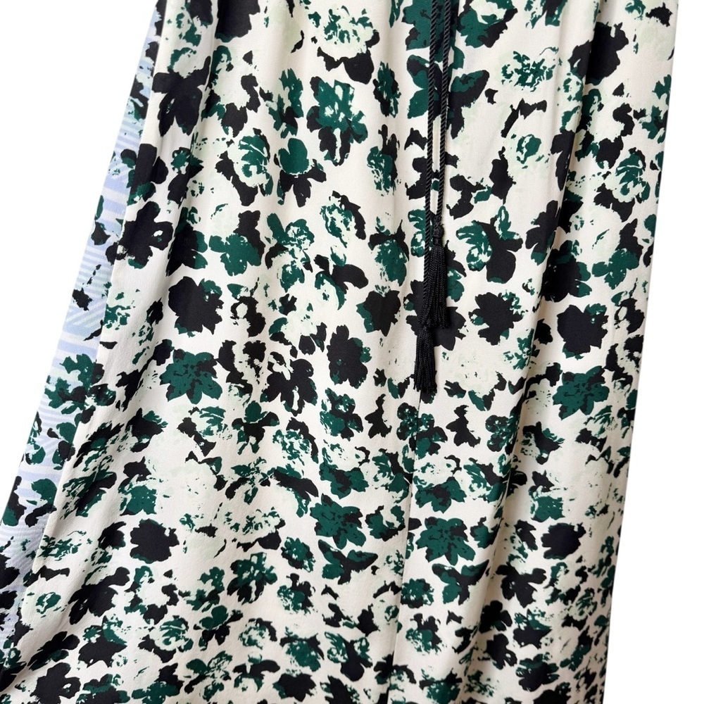NWT Carmella Silk Floral Open Back Resort Vacation Women’s Maxi Dress Sz 2 - Picture 14 of 14